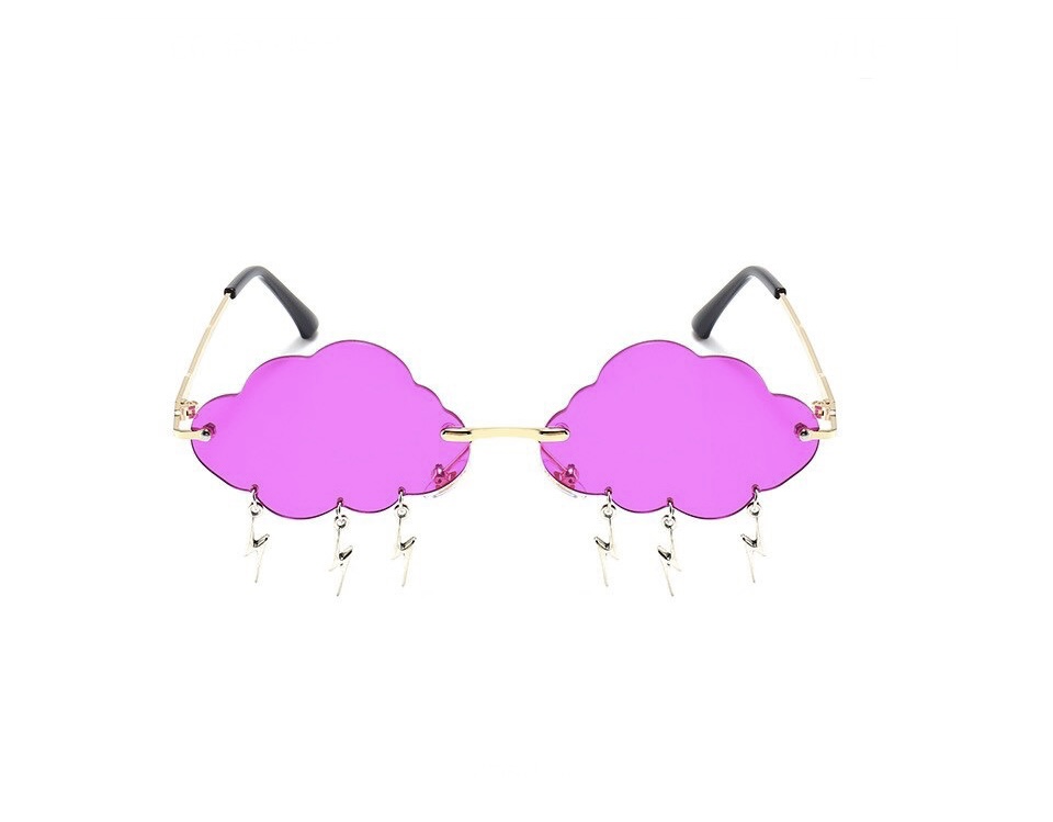 Purple/gold Cloud Sunglasses