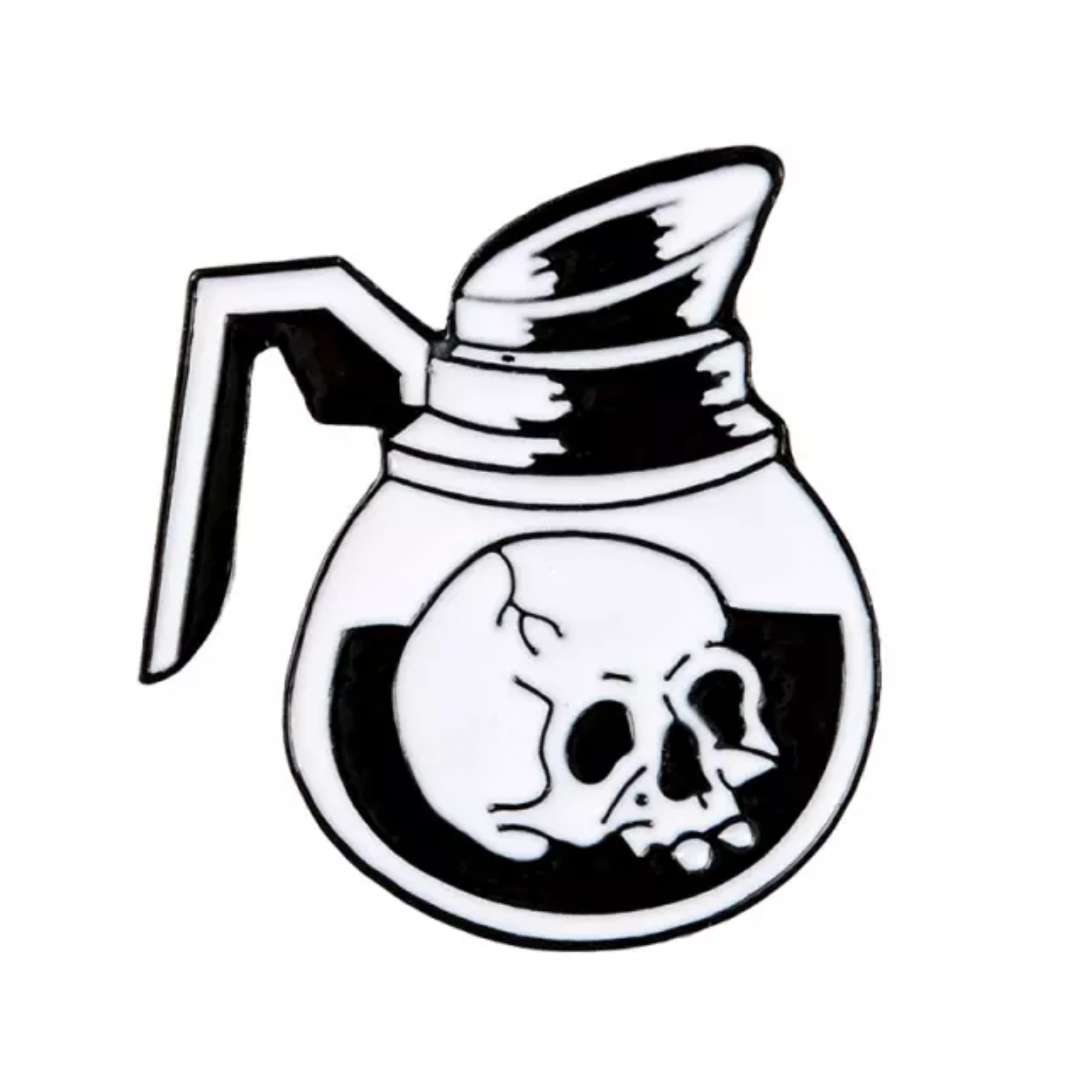 Brewed Skull Pin