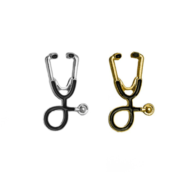 Stethoscope Set of 2 Pins