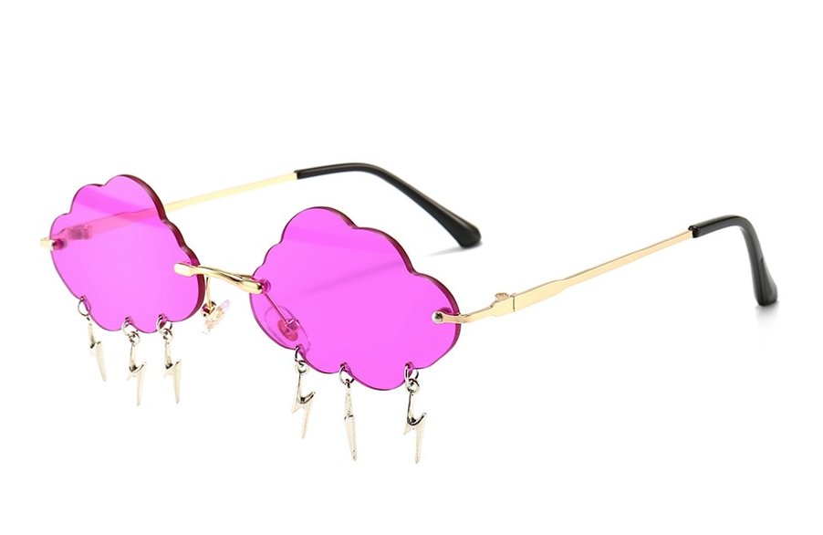 Purple/gold Cloud Sunglasses