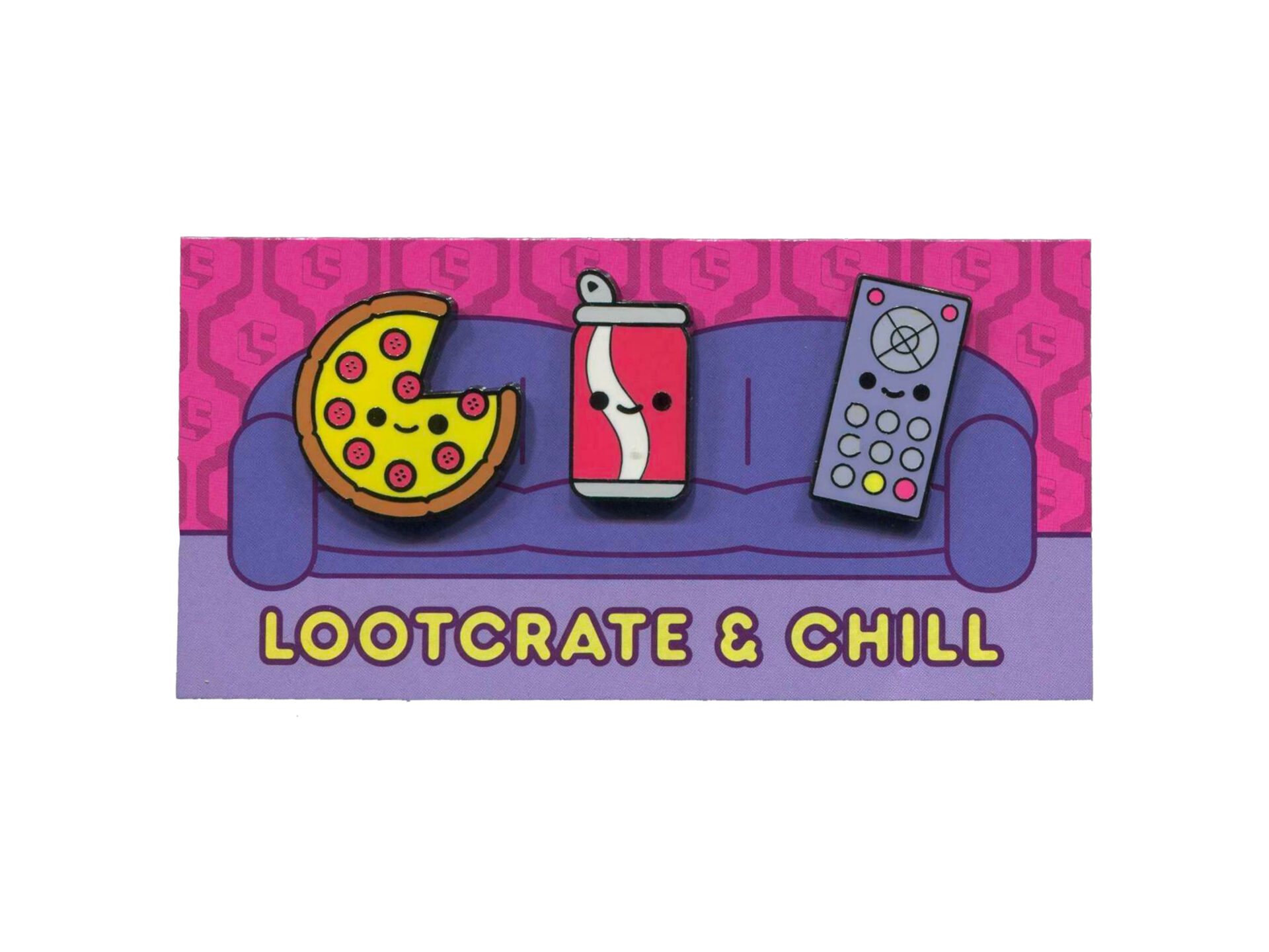 Loot Crate & Chill Metal Pin