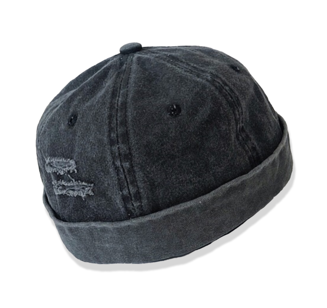 Denim Skull Cap