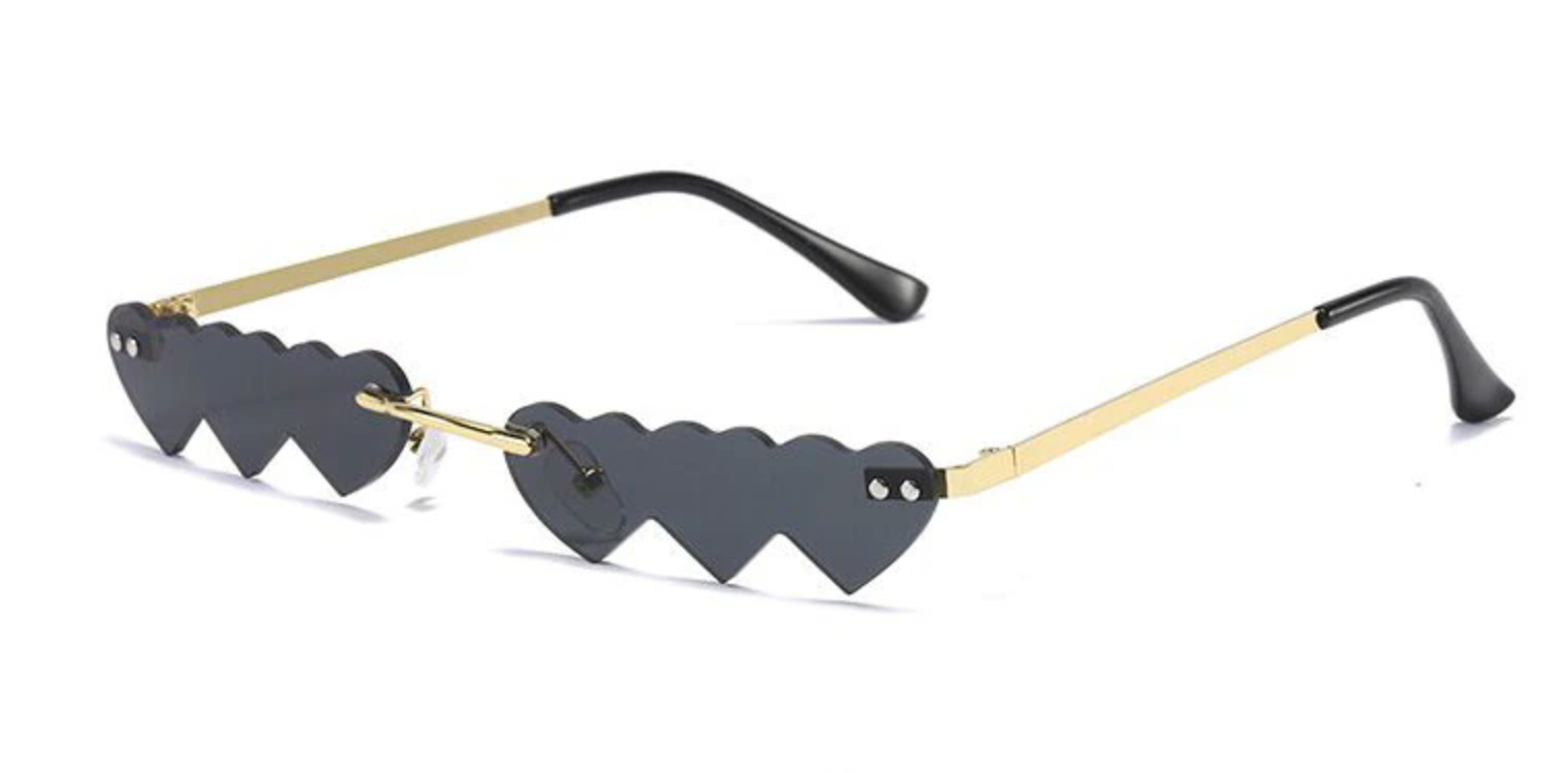 Black Heart eyes Sunglasses