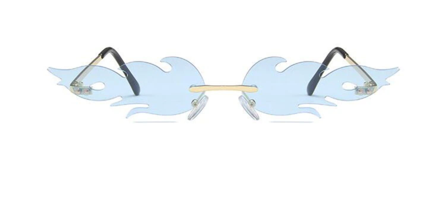 Blue Flame Sunglasses