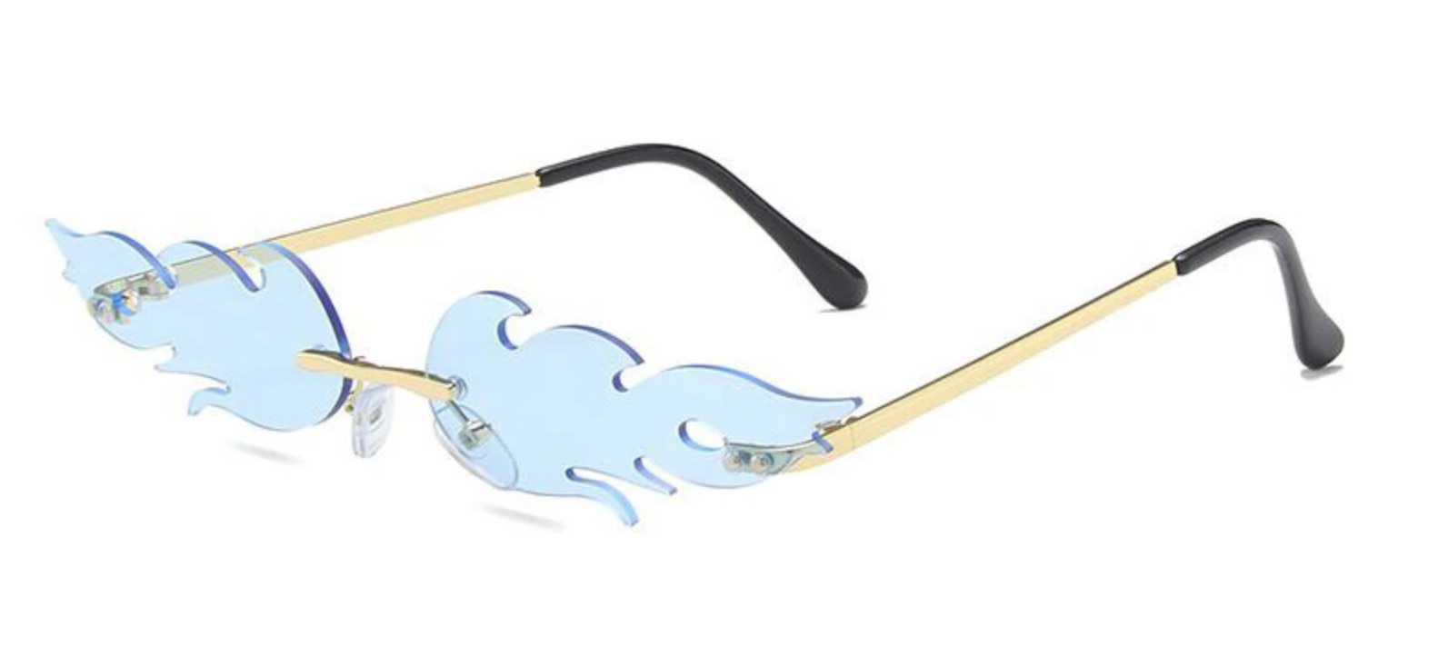 Blue Flame Sunglasses