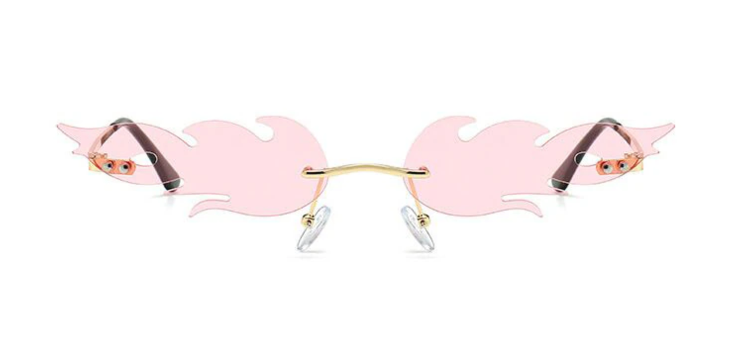 Pink Flame Sunglasses