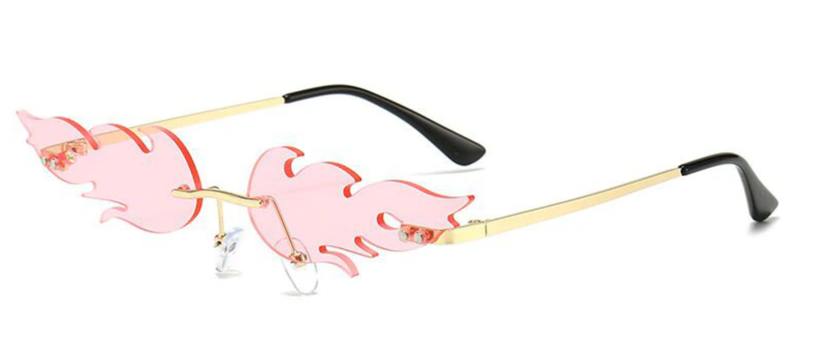 Pink Flame Sunglasses