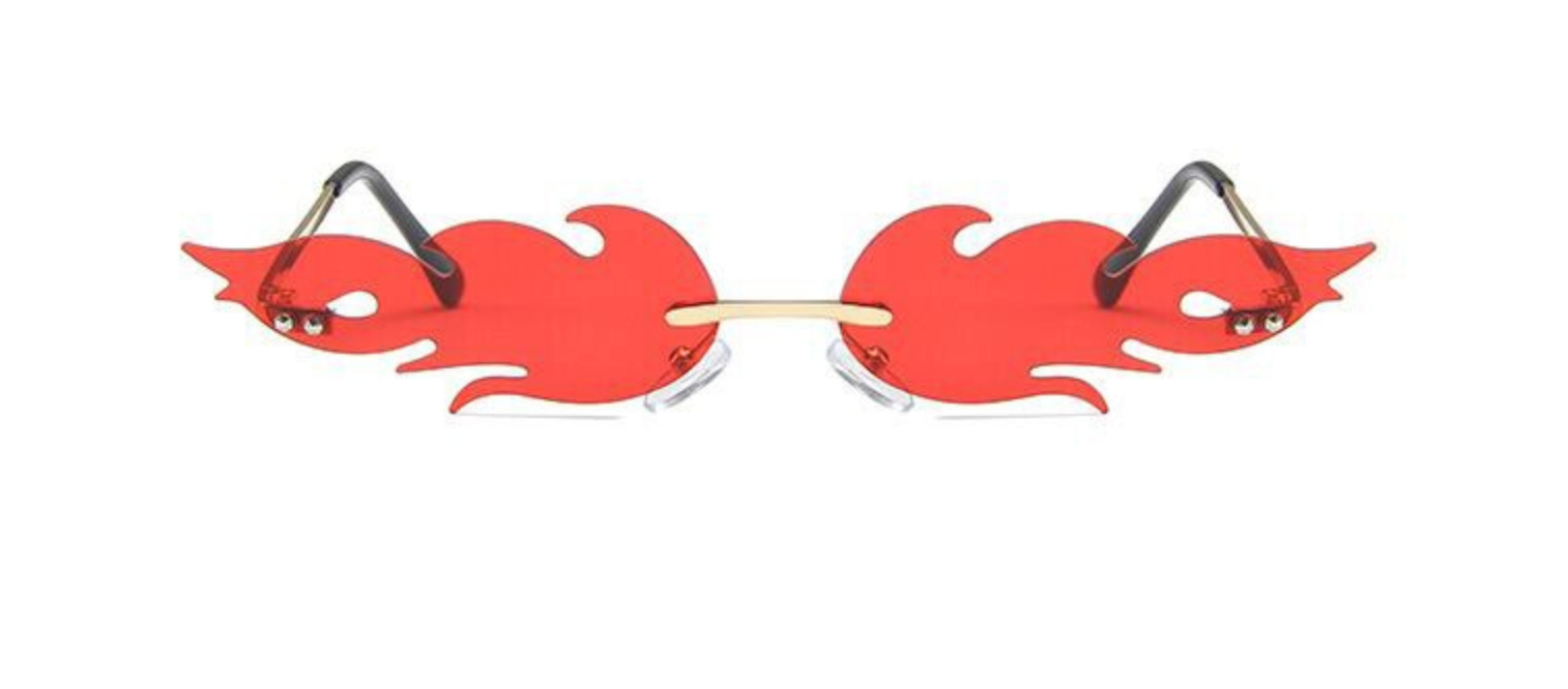 Red Flame Sunglasses