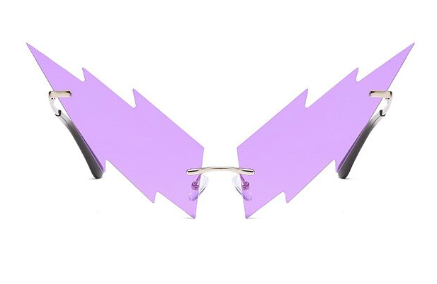 Purple Bolt Sunglasses