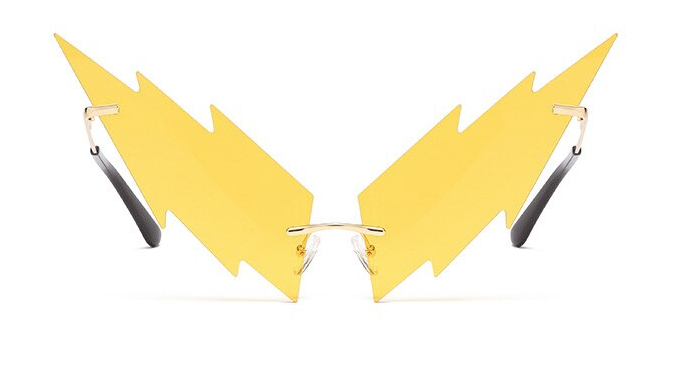 Yellow Bolt Sunglasses