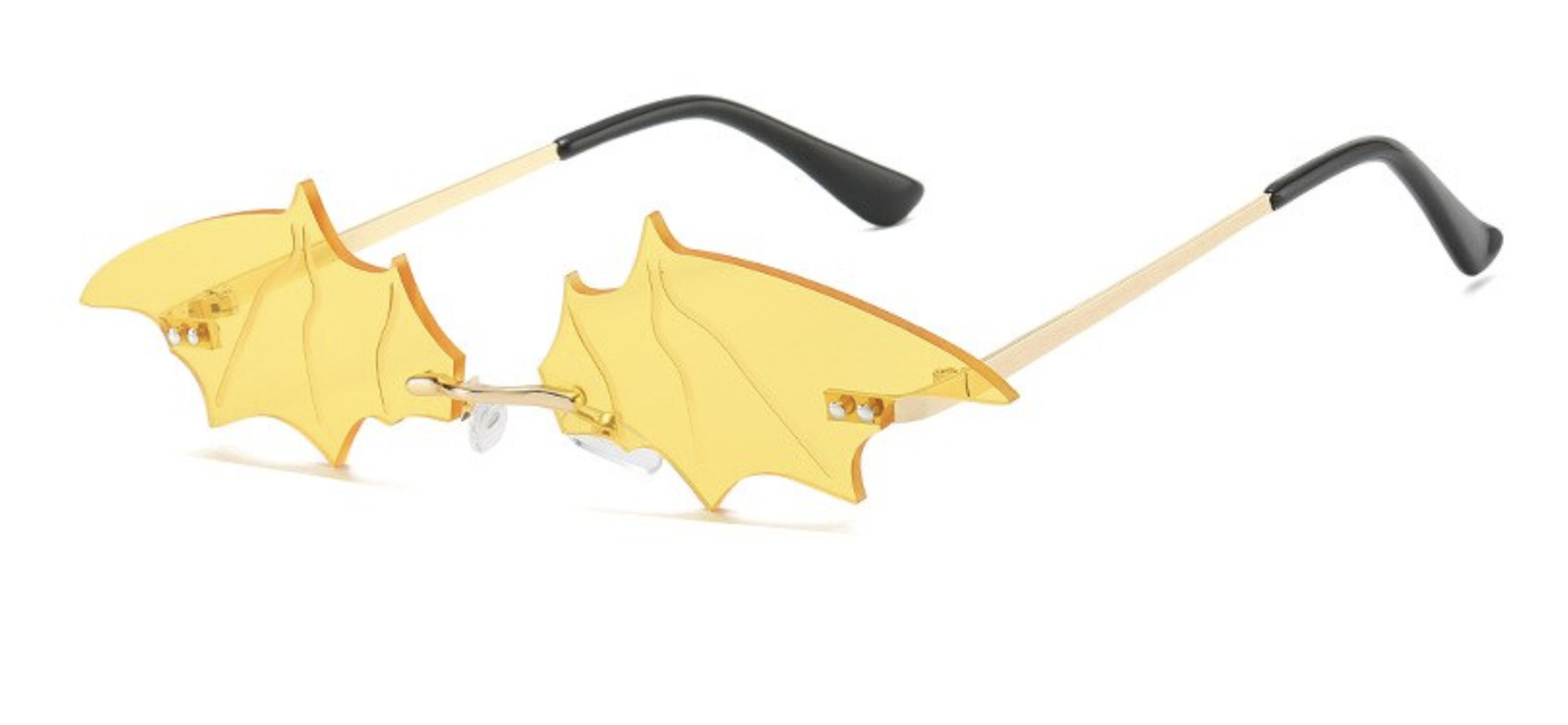 Yellow Batwing Sunglasses