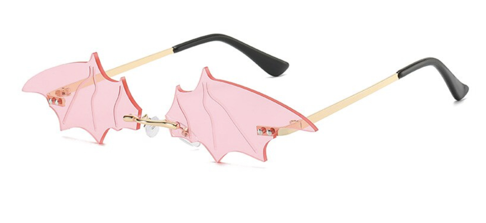 Pink Batwing Sunglasses