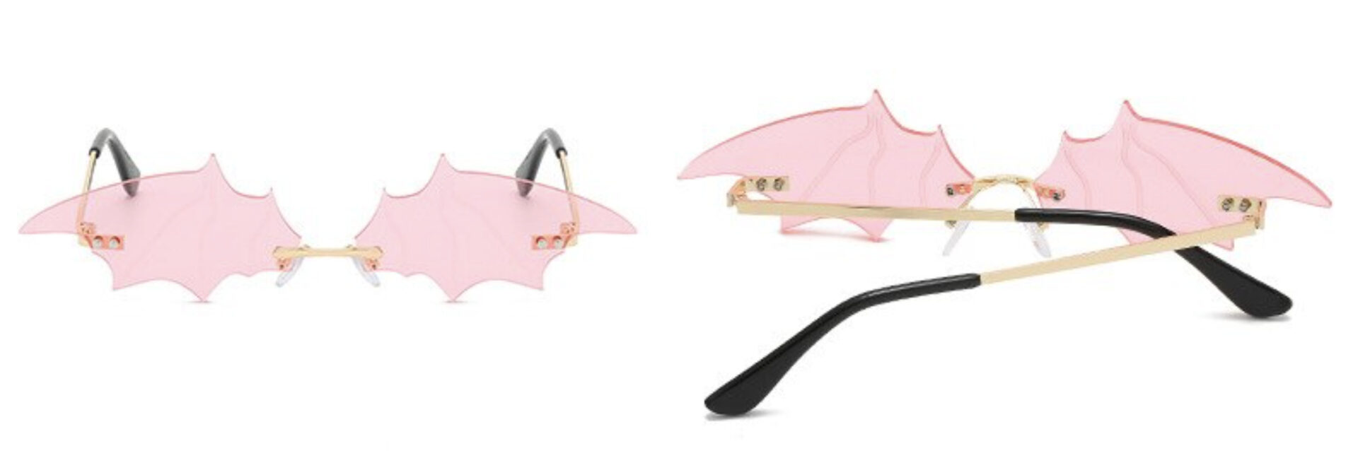 Pink Batwing Sunglasses