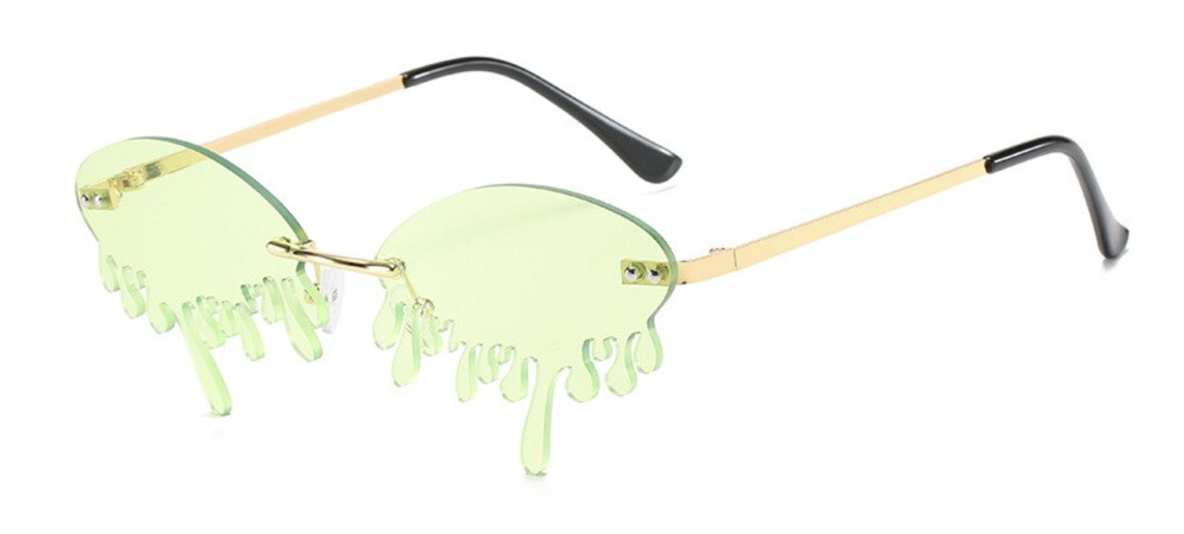 Green Drip Sunglasses