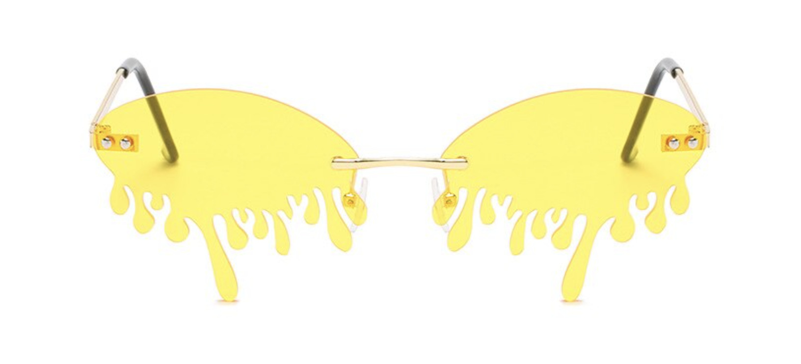 Yellow Drip Sunglasses