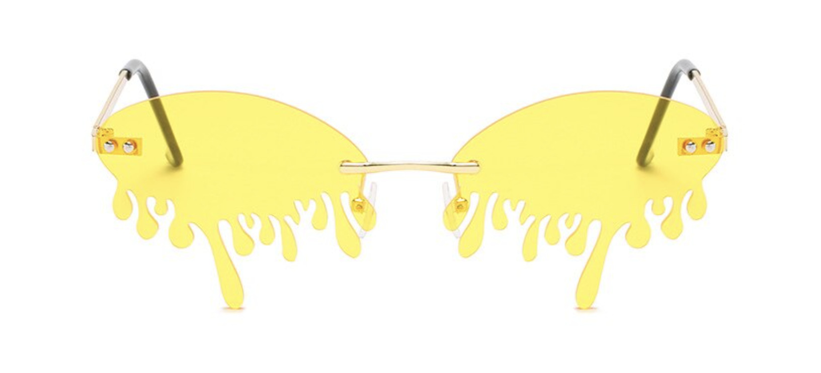 Yellow Drip Sunglasses
