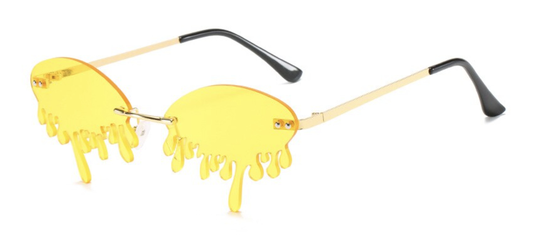 Yellow Drip Sunglasses