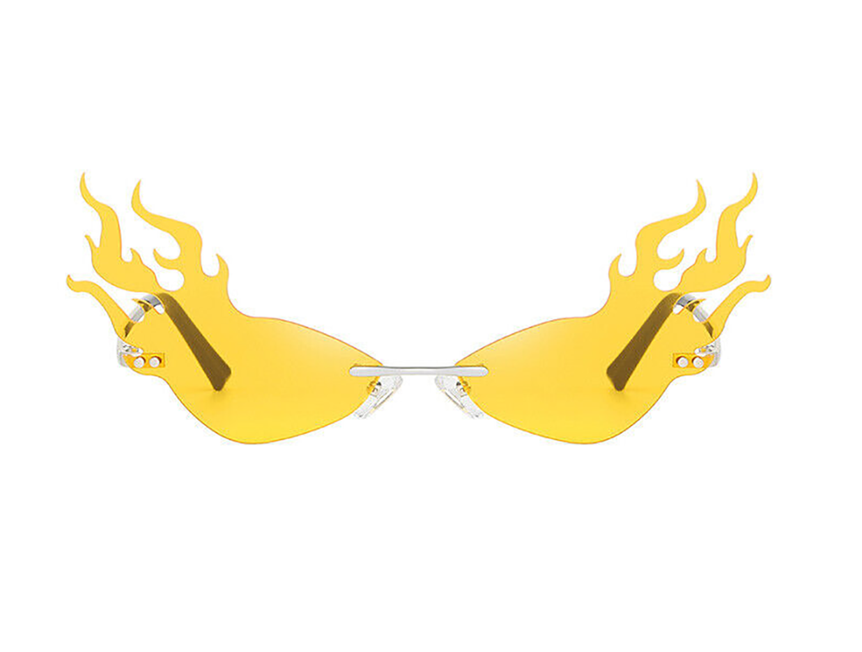 Yellow Fire Sunglasses