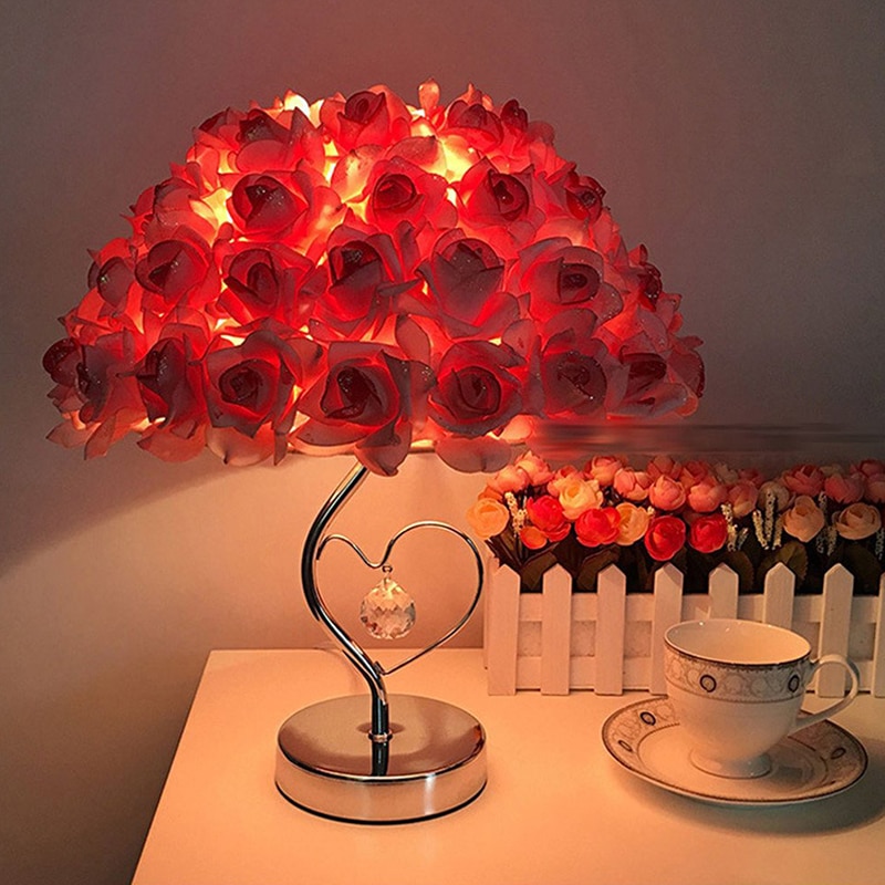 Rose Flower Table Lamp