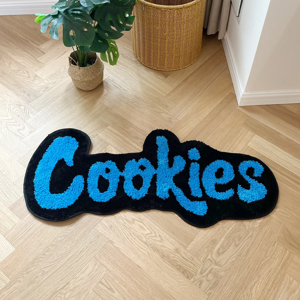 Handmade Cookies Rug for Kids Room Tufted Carpet Mat Soft Plush Children Gift Room Decoration